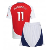 Echipament fotbal Arsenal Gabriel Martinelli #11 Tricou Acasa 2024-25 pentru copii maneca scurta (+ Pantaloni scurti)